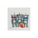 Picture Cool Cats Kids, 50x50cm