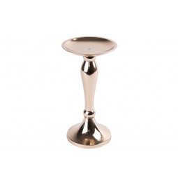 Candle stand Vellore, champagne/gold, 21cm