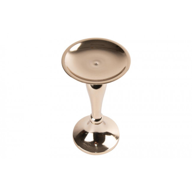 Candle stand Vellore, champagne/gold, H21cm x D11cm