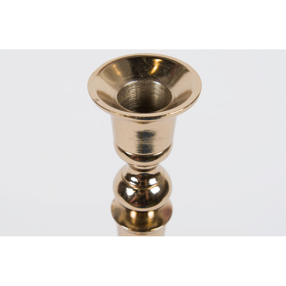 Candle holder Verona, champagne/gold, H30cm