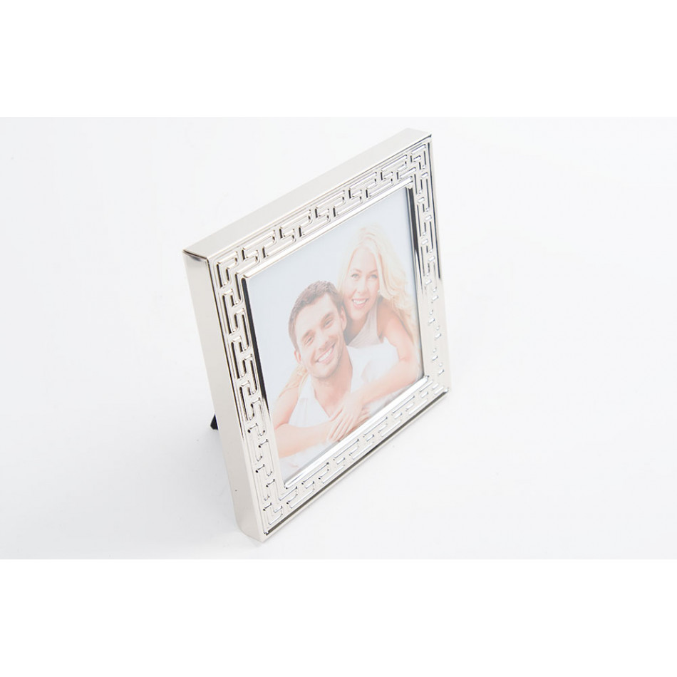 Photo frame Karla, nickel plated steel, 10x10cm