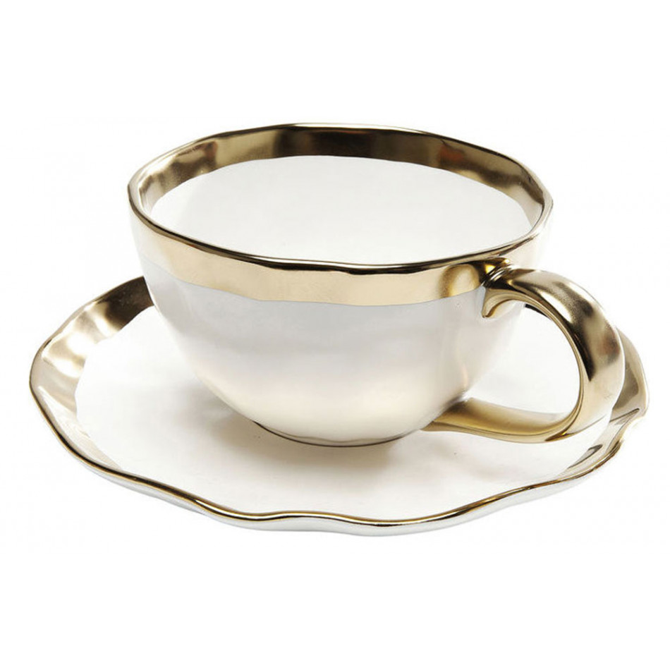 Cup with saucer Bell, H5.6cm, D9.5cm, D14.6cm, 270ml