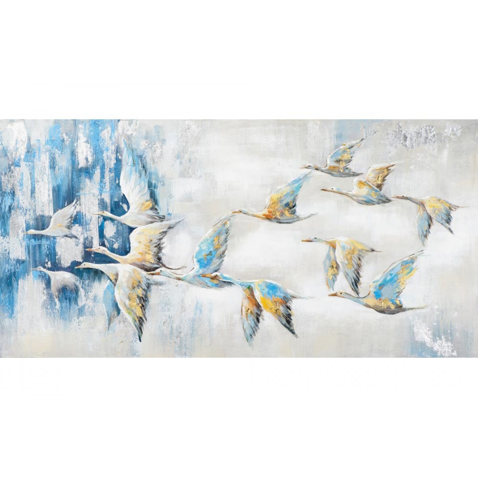 Picture Flying birds, 70x140cm 