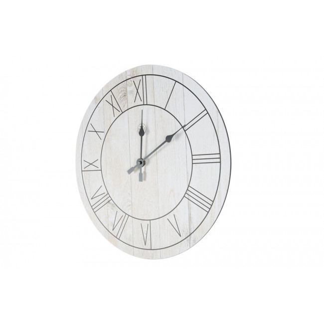 Wall clock Paul, wood, D40cm