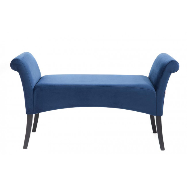 Bench Motley, blue colour, 62x107x38cm