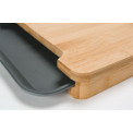 Cutting board with tray, 38x26x3cm