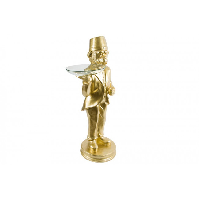 Decorative figure Monkey, golden, 48x86.5x28cm