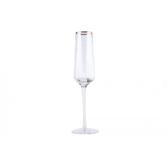 Champagne glass Bomond, gold, H25, D4-6 cm, 200ml