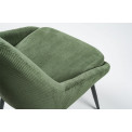 Dining chair Summer, green, 60x51x88cm, seat h-49cm