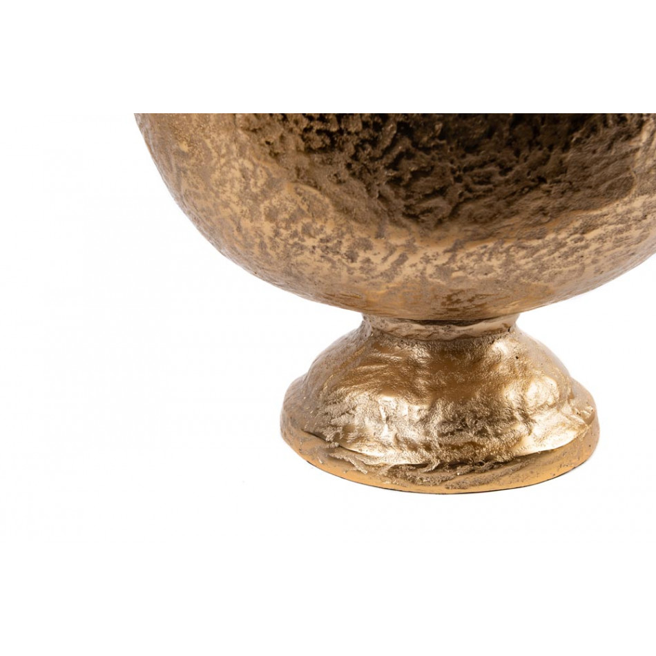 Decorative bowl Vonda, gold, H-24cm, D-37cm