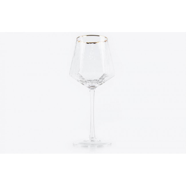 Red wine glass Bomond, gold, H22.5, D6.5-9 cm, 400ml