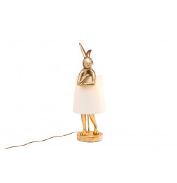 Table lamp Animal Rabbit, gold, E14 5W (max) 68x23x23cm