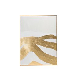 Canvas painting Gold Wave, gold, 76x101.6cm