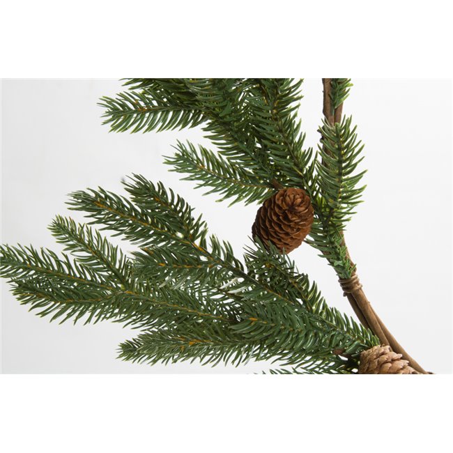 Decorative spruce wreath, green, 60cm