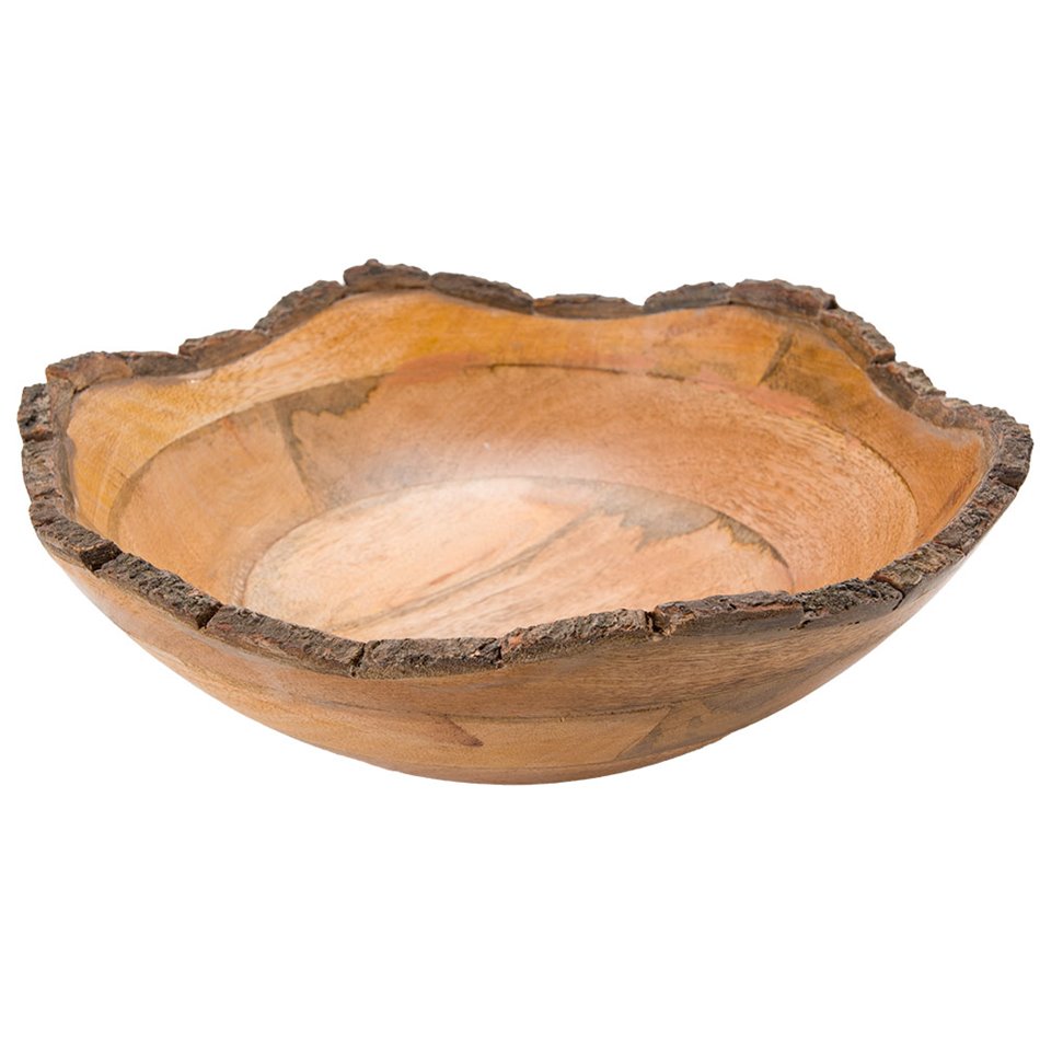 Decorative bowl Widdo L, ash wood, H8.51cm