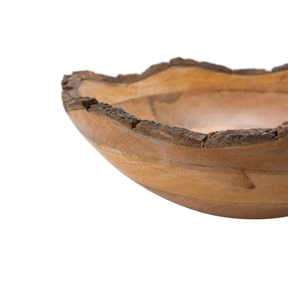 Decorative bowl Widdo L, ash wood, H8.51cm
