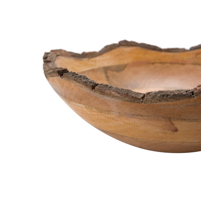 Decorative bowl Widdo L, ash wood, H8.51cm