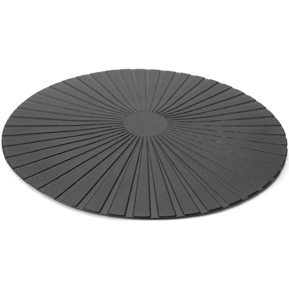 Placemat Realdo, black, D38cm