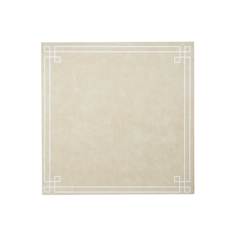 Placemat Reni beige/white, 35x35cm