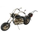 Deco Motorcycle, black, 33x10x17cm