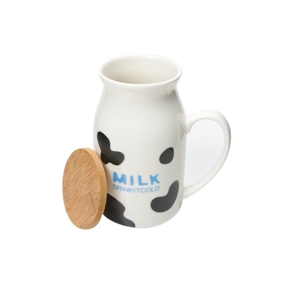 Milk mug, ceramic, 14x8cm