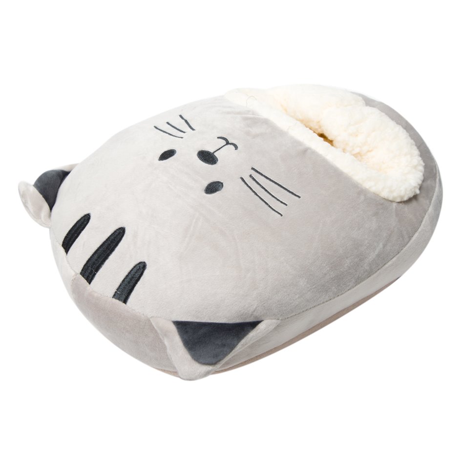 Foot warmer Kitty, gray, 34x26cm