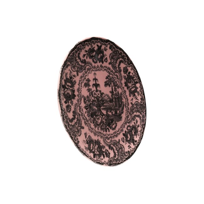 Plate Sakura, pink, D22cm