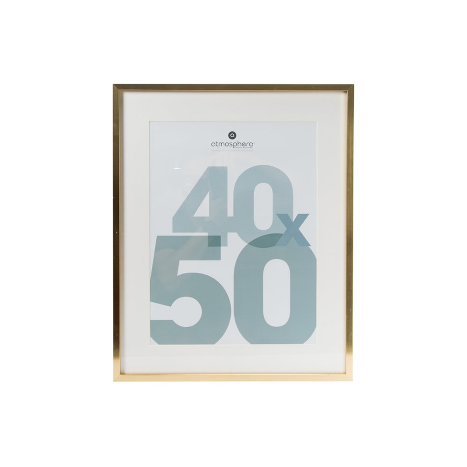 Photo frame Manu, golden, 40x50cm