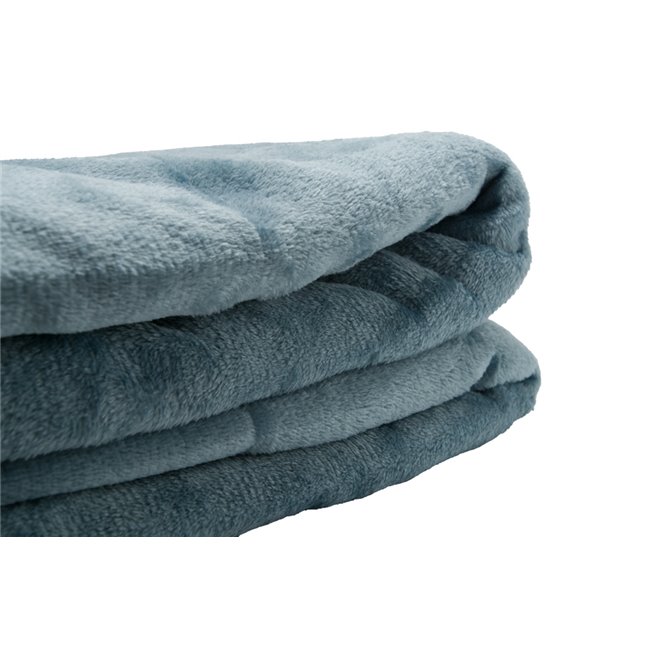 Throw Uni, blue, 180x230cm