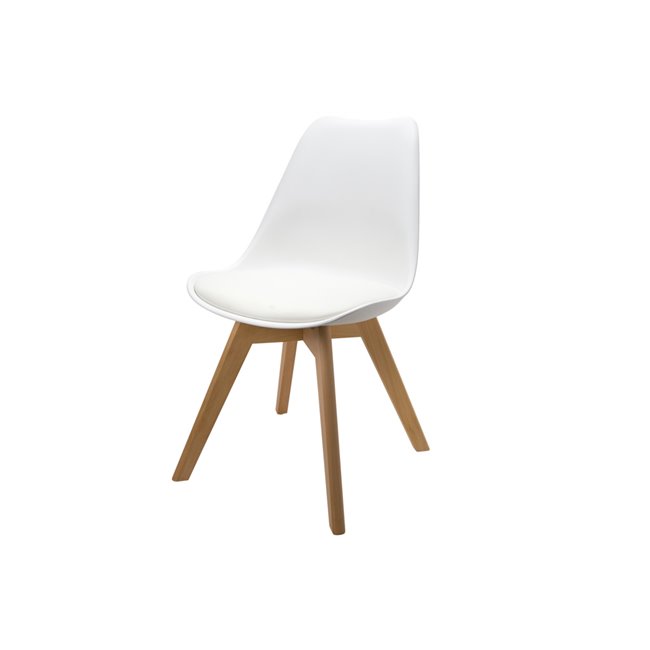 Chair Baya, white, H81x47x47cm