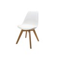 Chair Baya, white, H81x47x47cm
