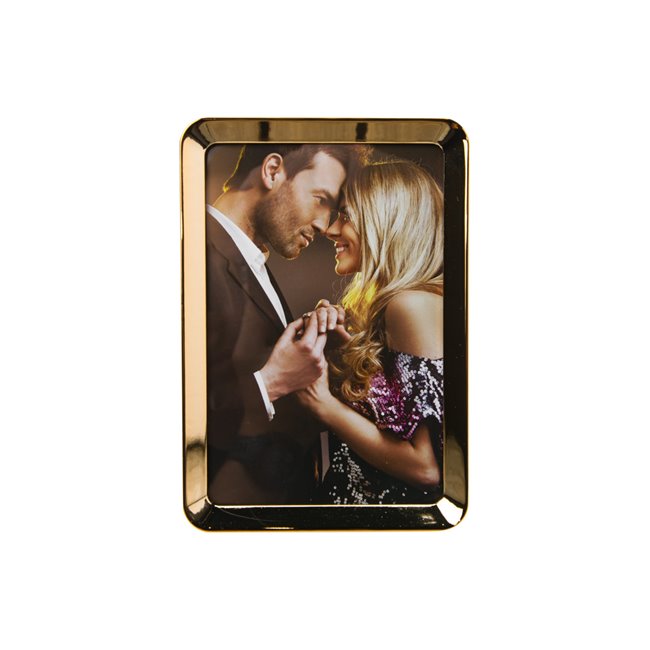 Photo frame Karvilla, zinc alloy, golden, 10x15cm