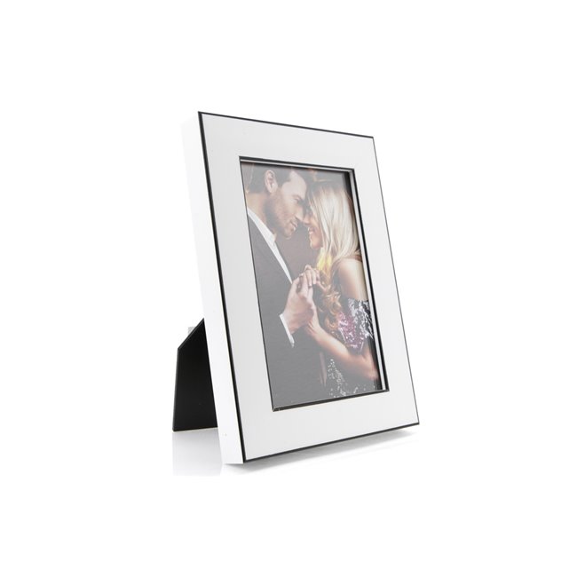 Photo frame Karinne 03, black/white, 10x15cm
