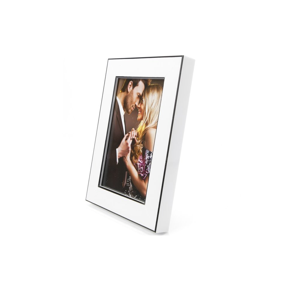 Photo frame Karinne 03, black/white, 10x15cm