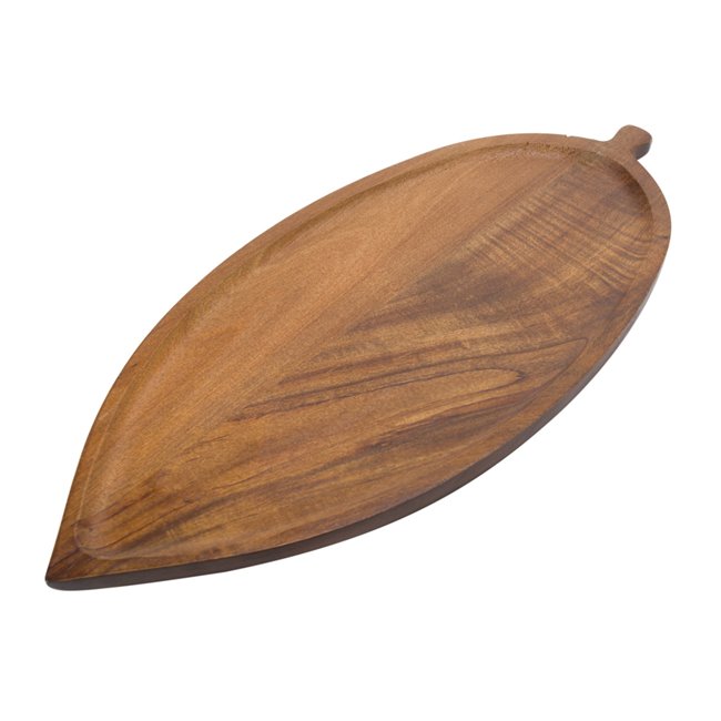 Acacia wood plate, 36x16x1.9cm