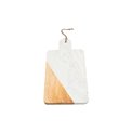 Serving board, white marble, 30x15cm