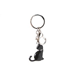 Keychain Cat, metal, W3.5xH8cm