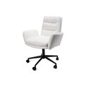 Office chair Teddy, white, H90-103x65x65cm, H52-65cm