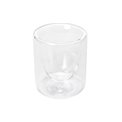 Double wall cup, glass, 80 ml, D5.5cm