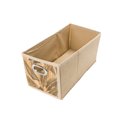 Bamboo box Print, natural, 15x31cm