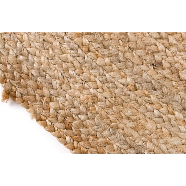 Rug Jute, natural, D120cm