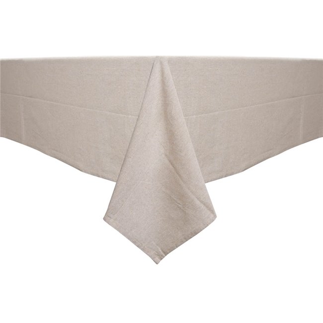 Tablecloth, cotton, beige, 140x250cm