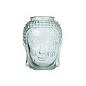Vase Buddha, glass, H28cm