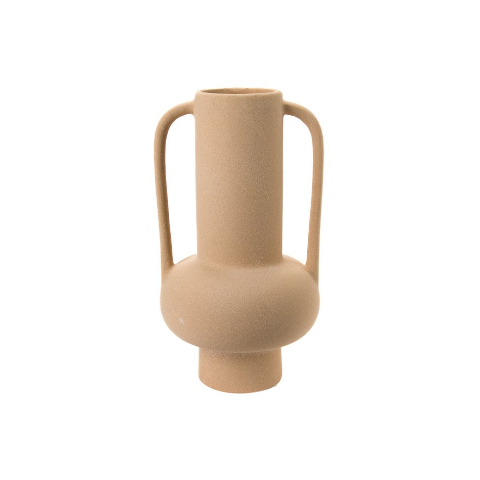 Vase Stefanya, beige, stoneware, H28cm
