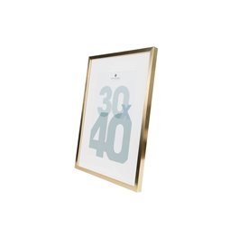 Photo frame Manu, golden, 30x40cm