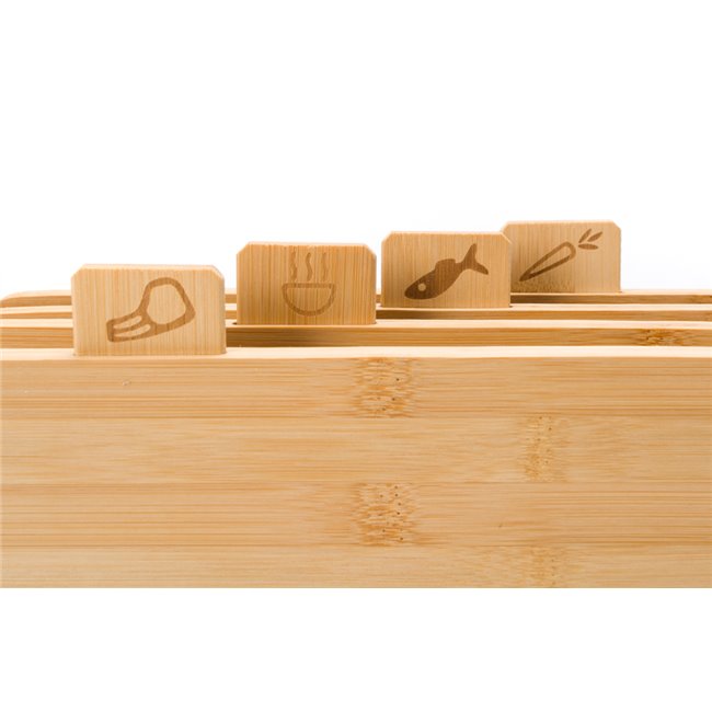 Bamboo cutting board set