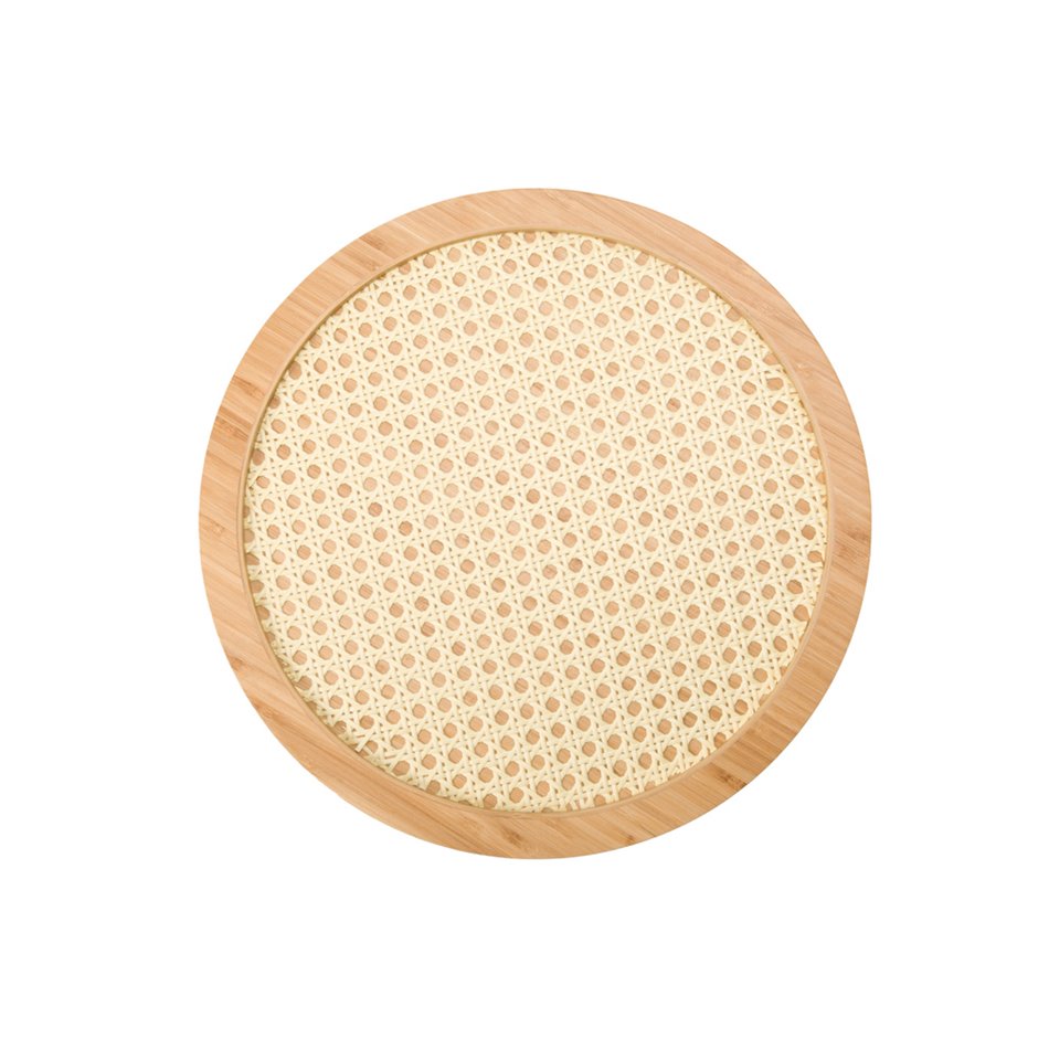 Tray Lazy Susan, bamboo, D35x2.7cm