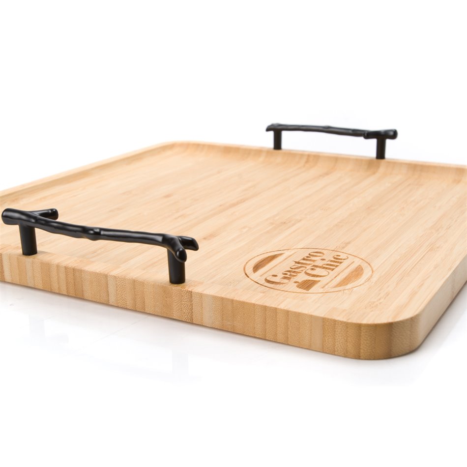 Bamboo tray Gastro Chic, 34x33x4.5cm