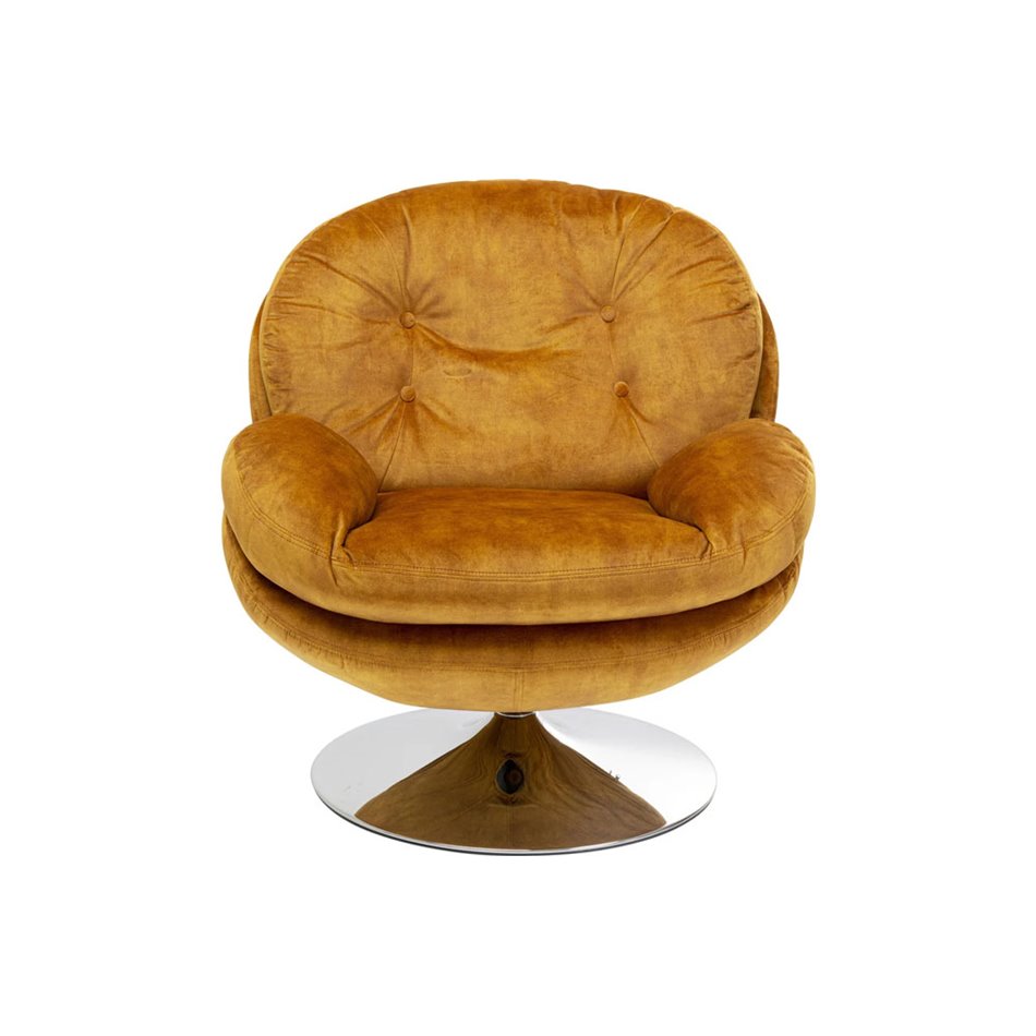 Arm chair Cosy Amber, swivel, 83.8x80.7x83cm, seat h-46cm