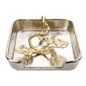 Napkin tray we/leaf handle Baga, 19x19x5cm